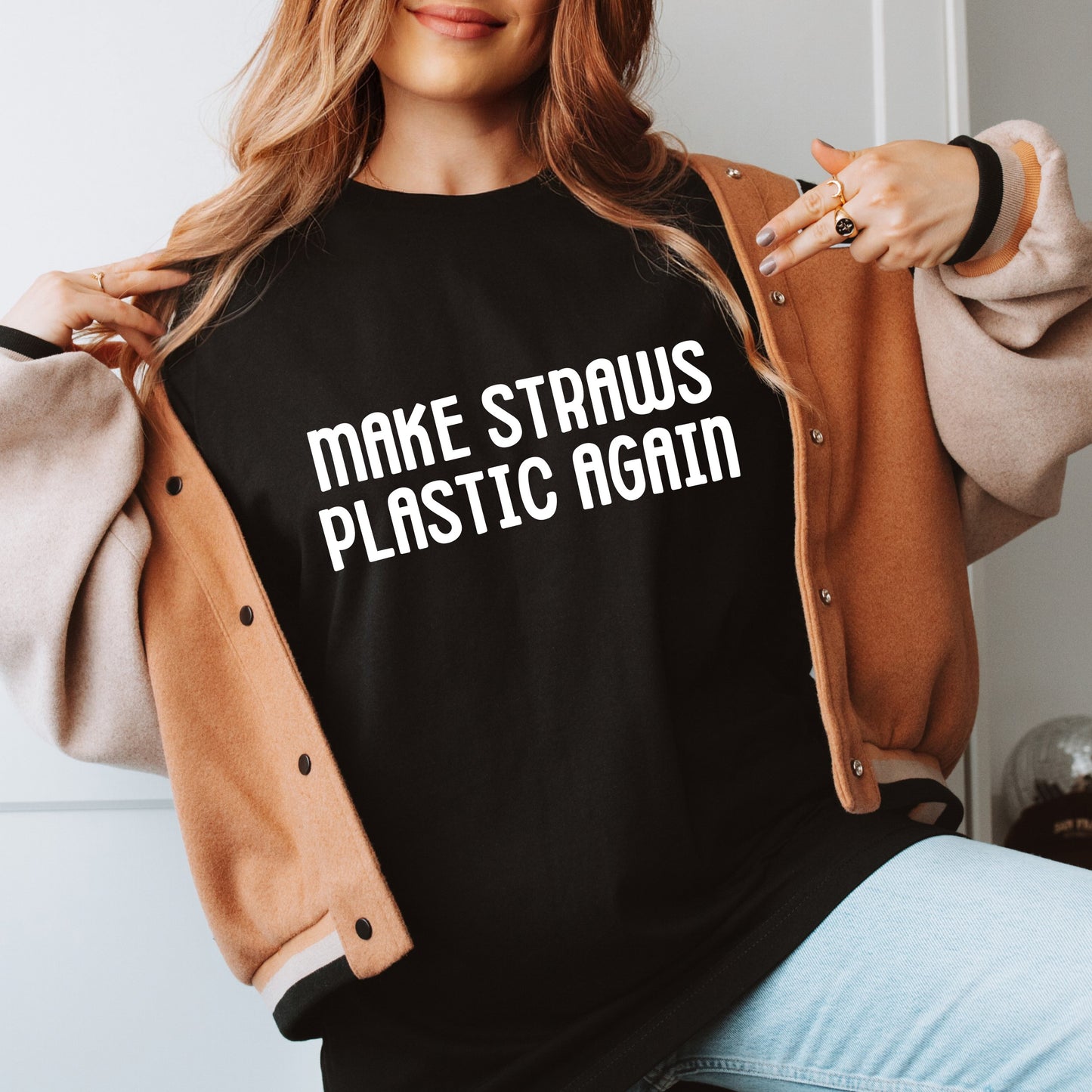 Make Straws Plastic Again Tee